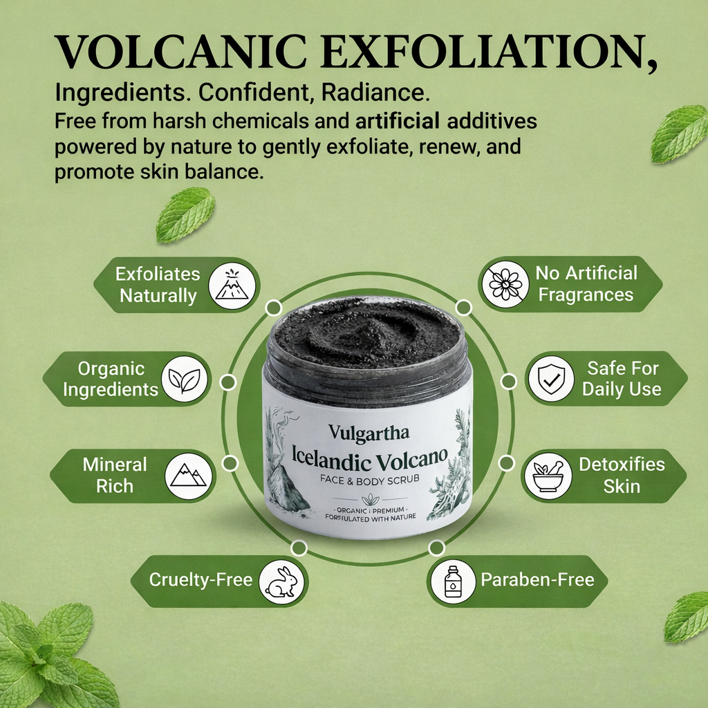 Vulgartha™ Icelandic Volcano Face & Body Scrub
