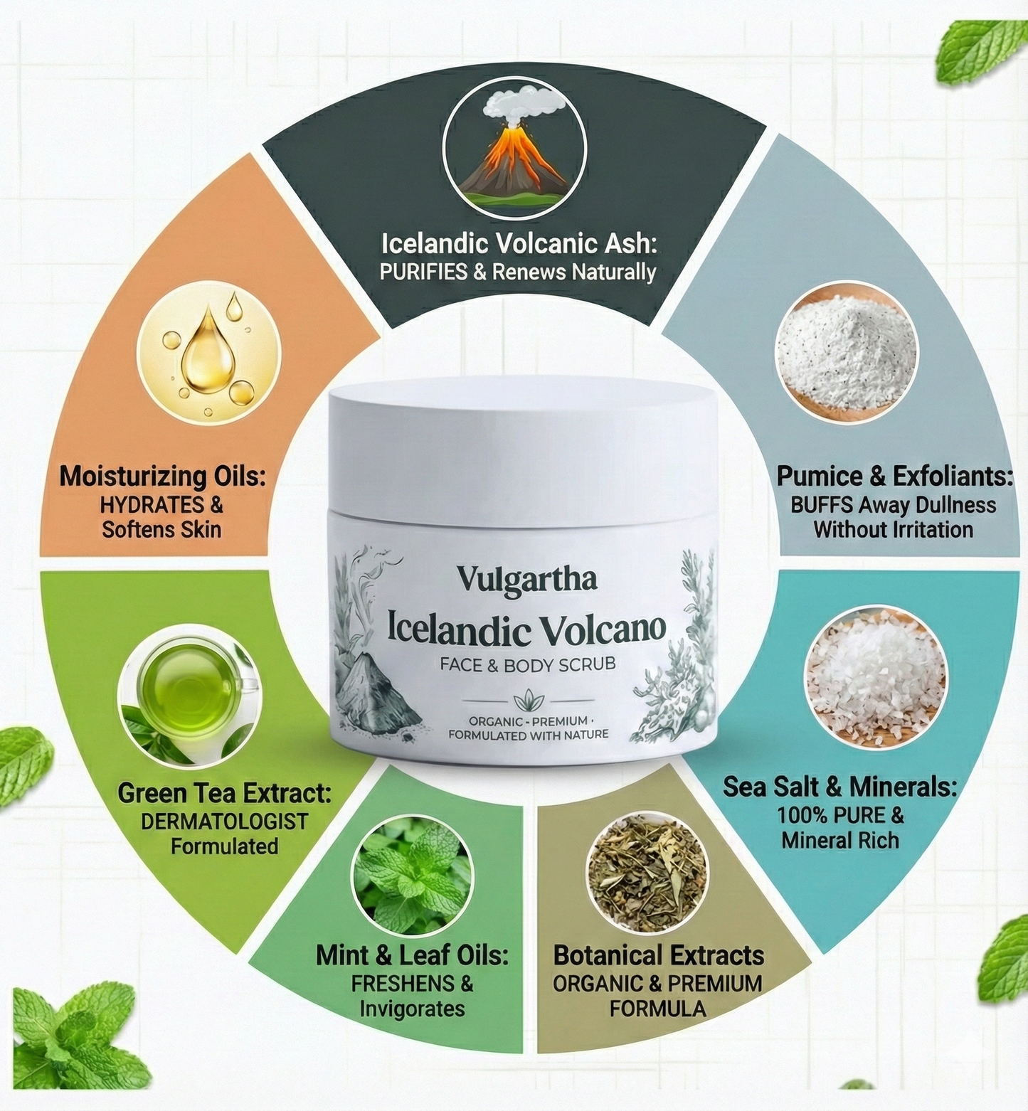 Vulgartha™ Icelandic Volcano Face & Body Scrub