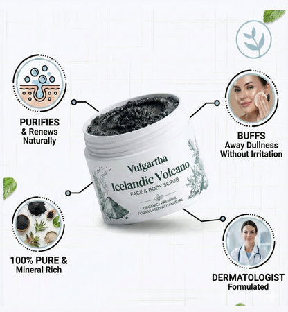 Vulgartha™ Icelandic Volcano Face & Body Scrub